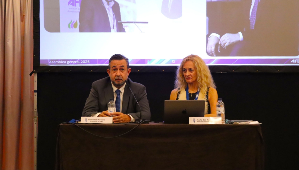 Francisco Perucho y Marta San Romn, presidente y directora de AFEC, presentaron el informe de gestin y la Memoria Afec 2024...