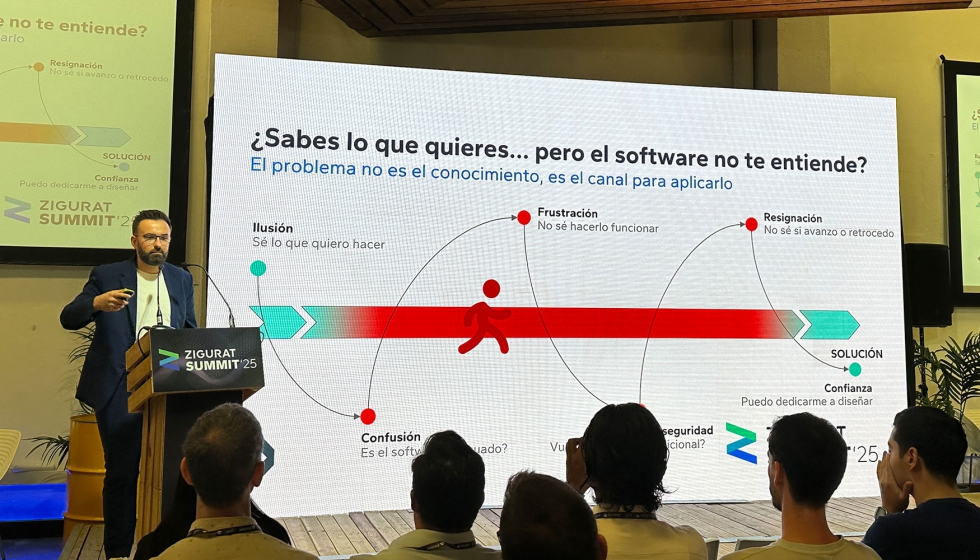 Jos� Javier Laborda, consultor BIM s�nior en Ingecid, expuso un caso de �xito con la aplicaci�n de esta metodolog�a en Santander...