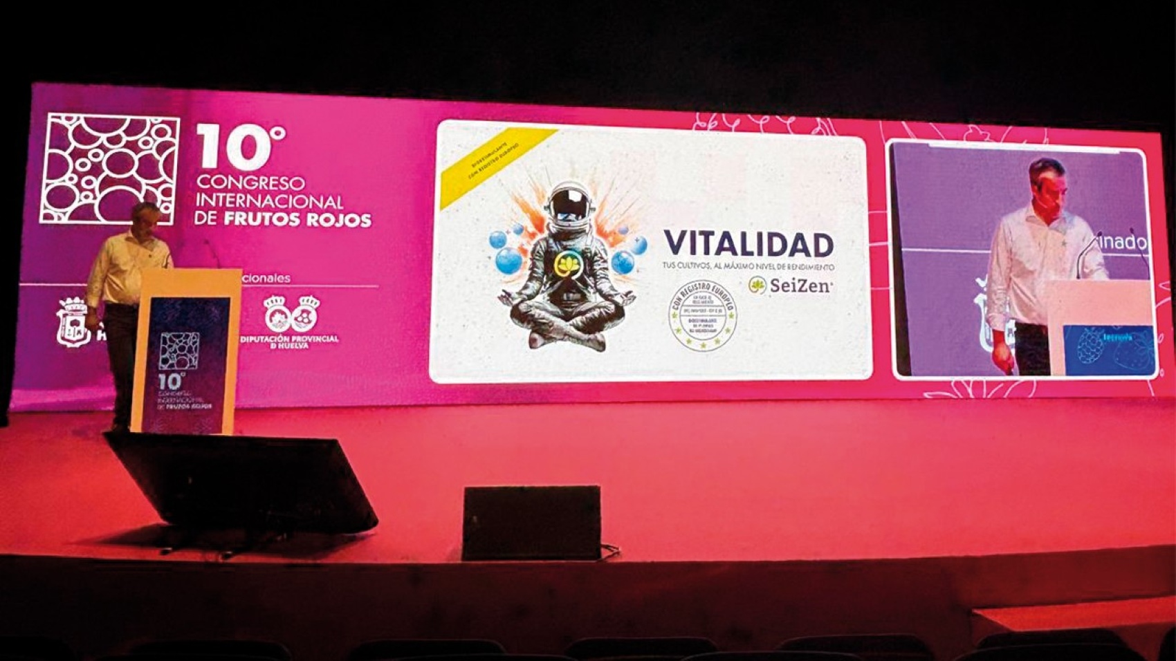 Ricard Brossa, Chief Portfolio Officer de Seipasa, durante su conferencia