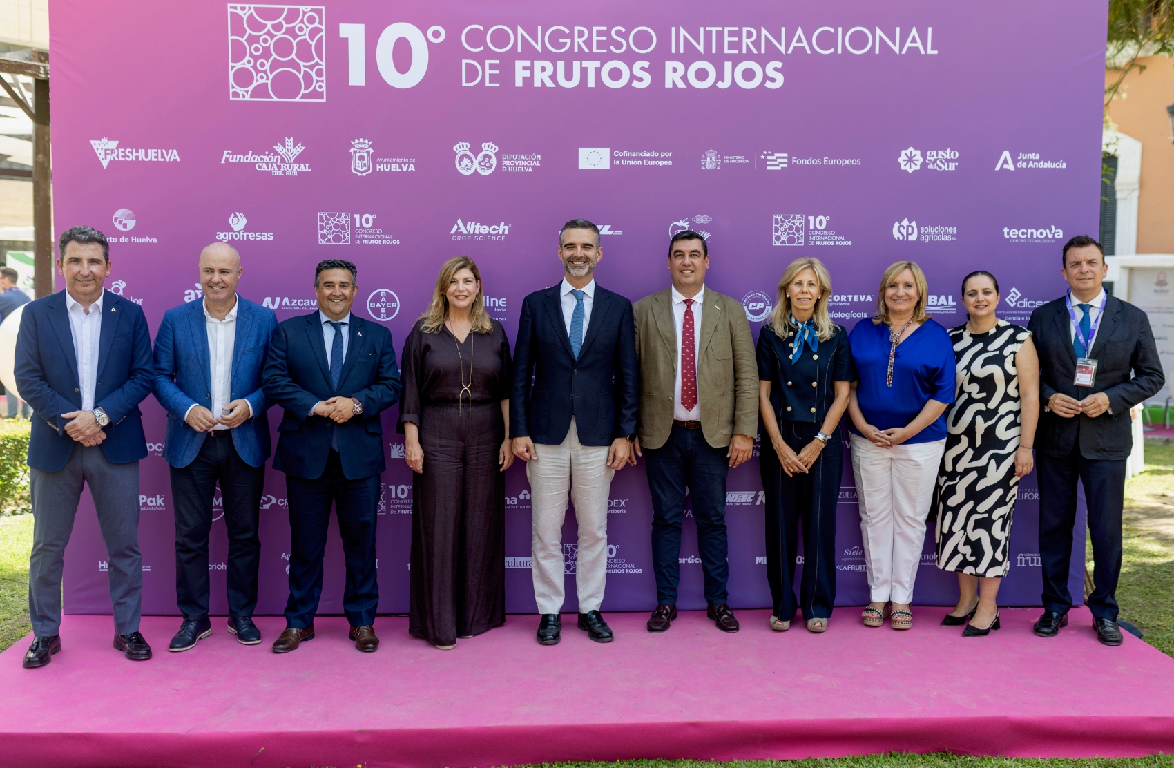 Acto de clausura del congreso con las autoridades