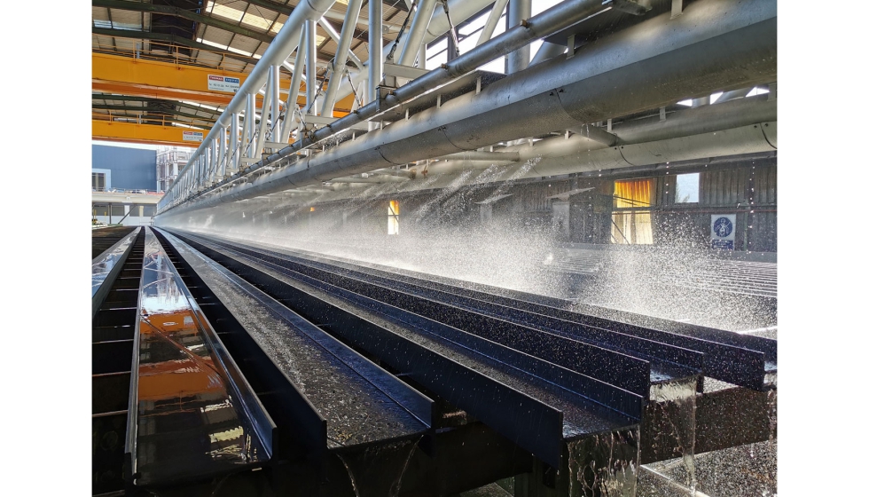 El laminador de perfiles medianos de Celsa Barcelona produce una amplia gama de productos laminados largos, entre los que se incluyen vigas...