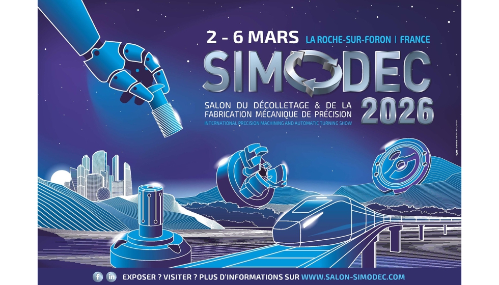 Cartel de la feria Simodec 2026. Foto. Simodec-Rochexpo