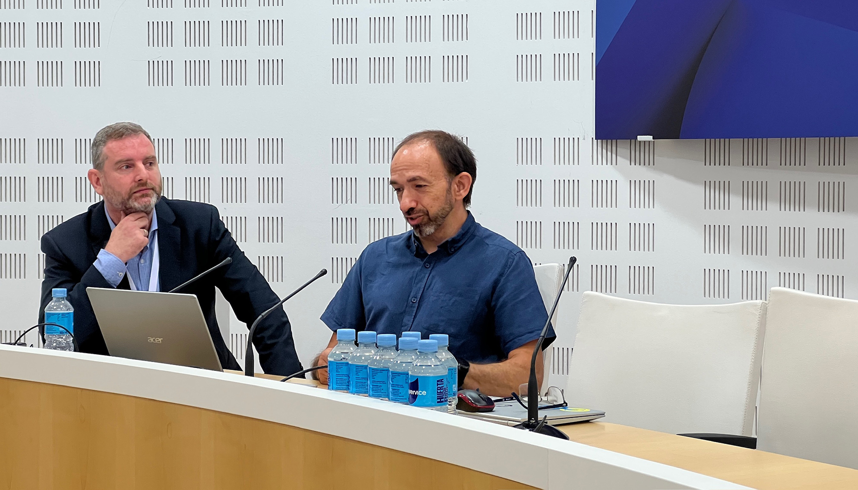 Sergio Serrano (Anmopyc) y Carlos Gonzlez (ITA)