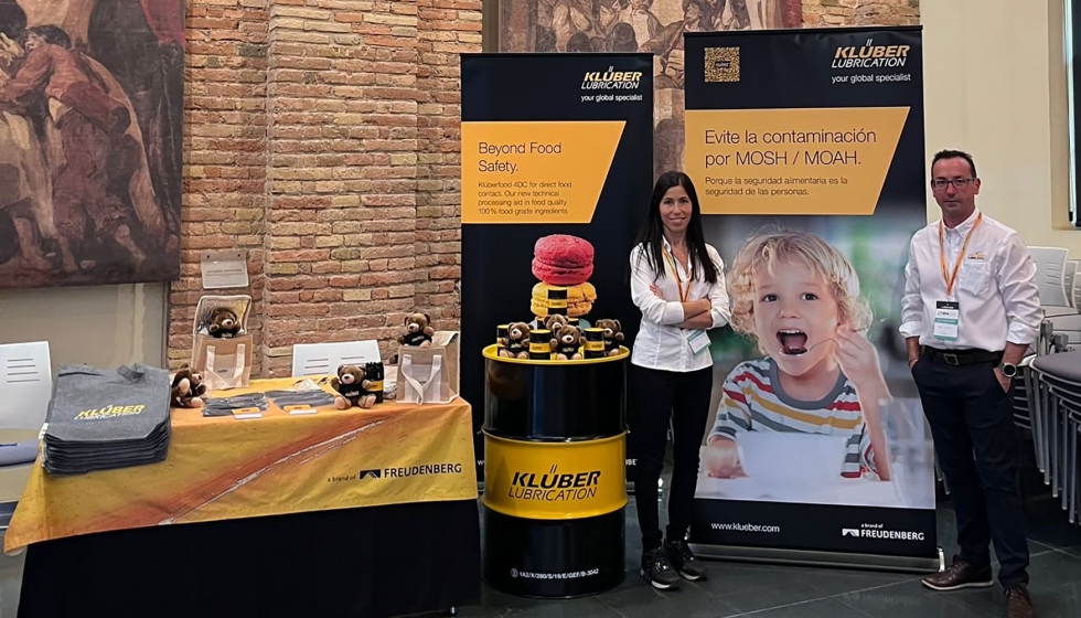 Stand de Kl�ber Lubrication en la pasada edici�n del F�rum BSA, celebrada en junio en Vic (Barcelona)