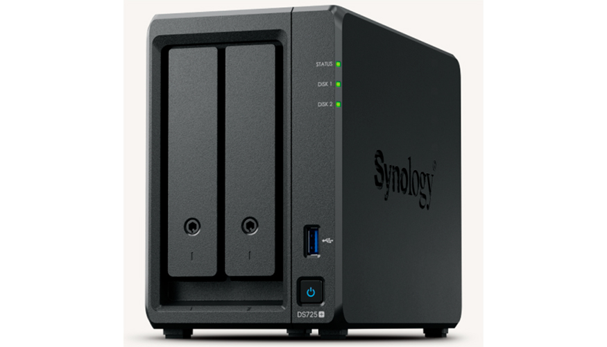 DiskStation DS725+, un NAS compacto de 2 bahas pensado para usuarios domsticos avanzados...