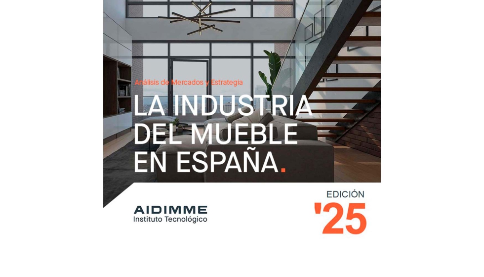 Portada del informe La industria del mueble en Espaa. Edicin 2025