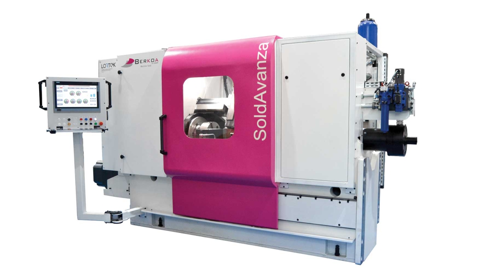SoldAvanza es una m�quina soldadura por fricci�n rotativa, fabricada por Berkoa Machine Tools en colaboraci�n con Lortek...