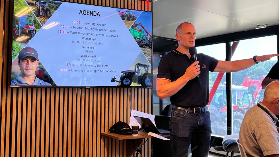 Jer�me Aubrion, director de marketing de Massey Ferguson para Europa y Oriente Medio