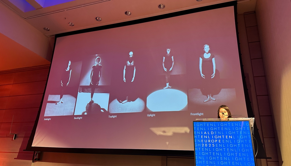 Lisa Dukic explor� la iluminaci�n teatral en comparaci�n con la arquitect�nica en su sesi�n