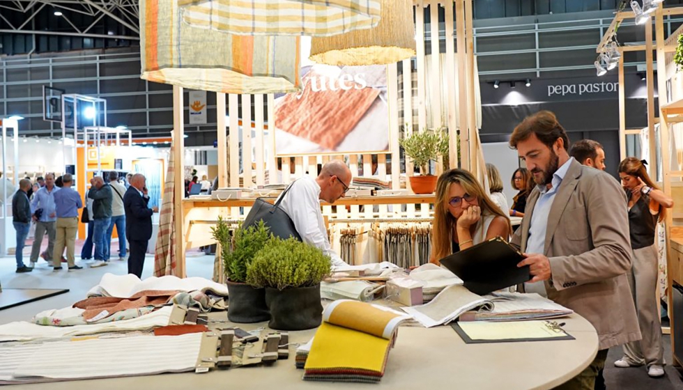 Imagen de la pasada edicin de Textilhogar en el marco de Feria Hbitat Valncia