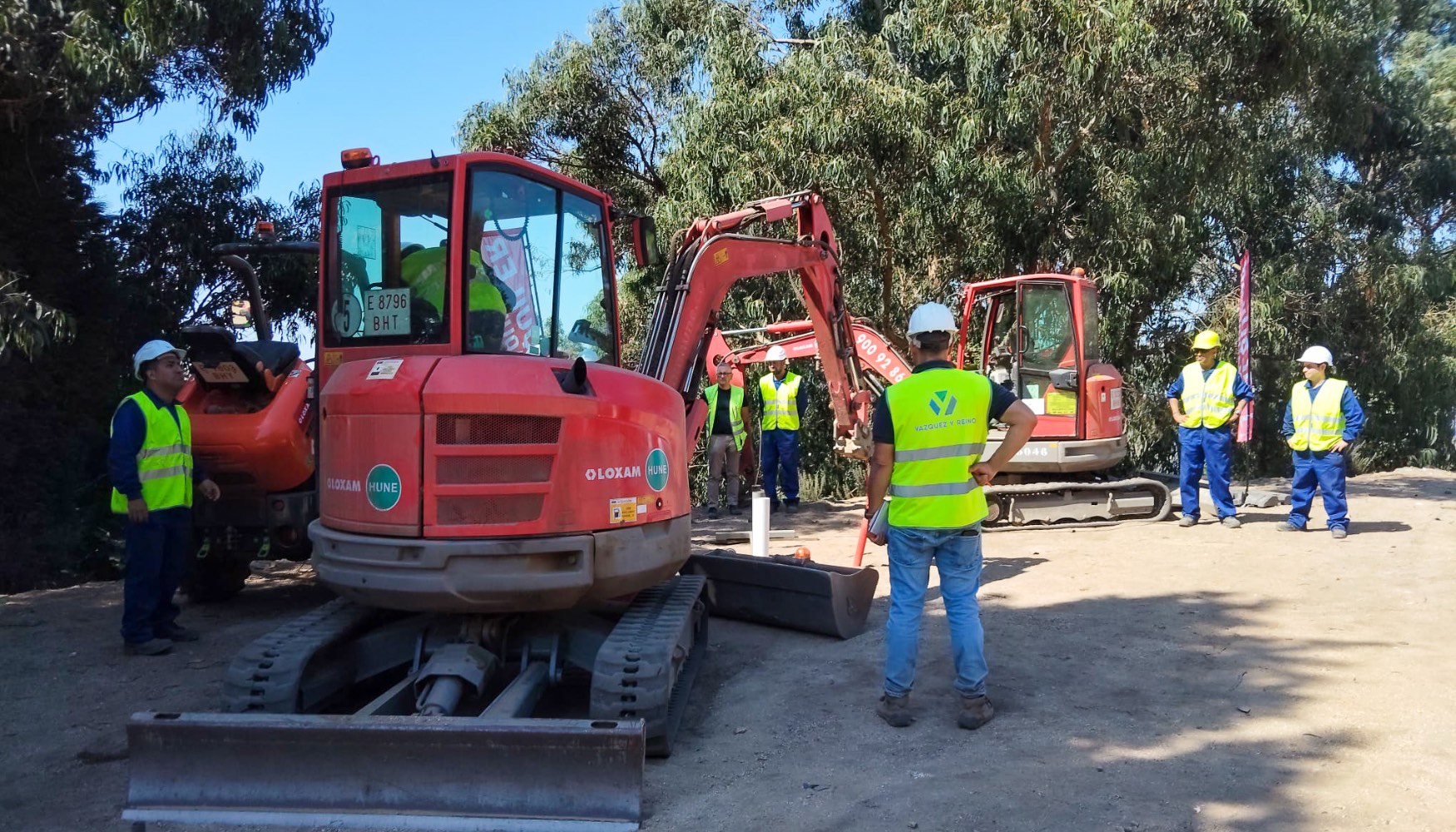 Equipos LoxamHune empleados en el curso