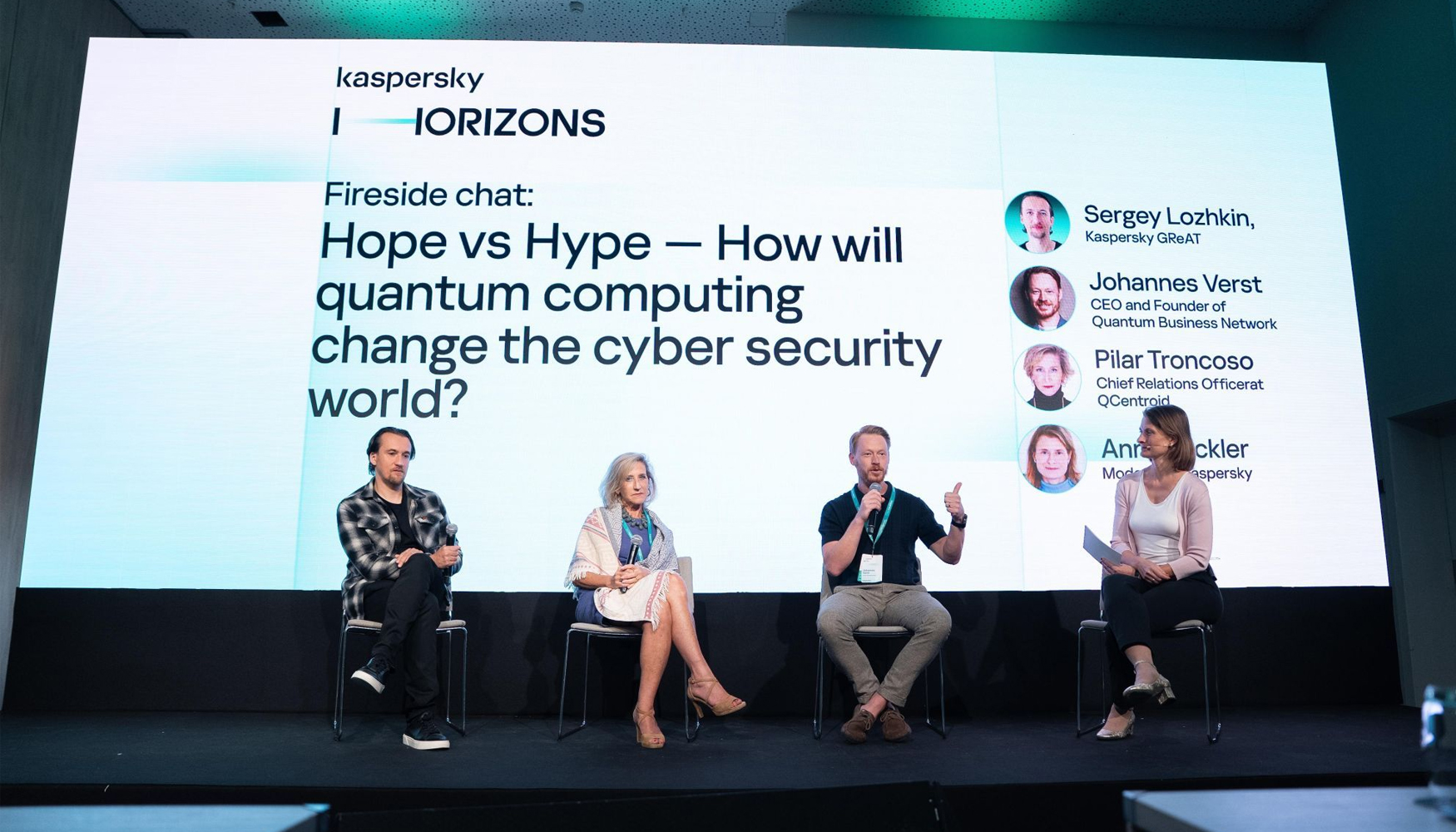 El programa de la conferencia Kaspersky Horizons 2025 estuvo formado por numerosas ponencias y mesas redondas