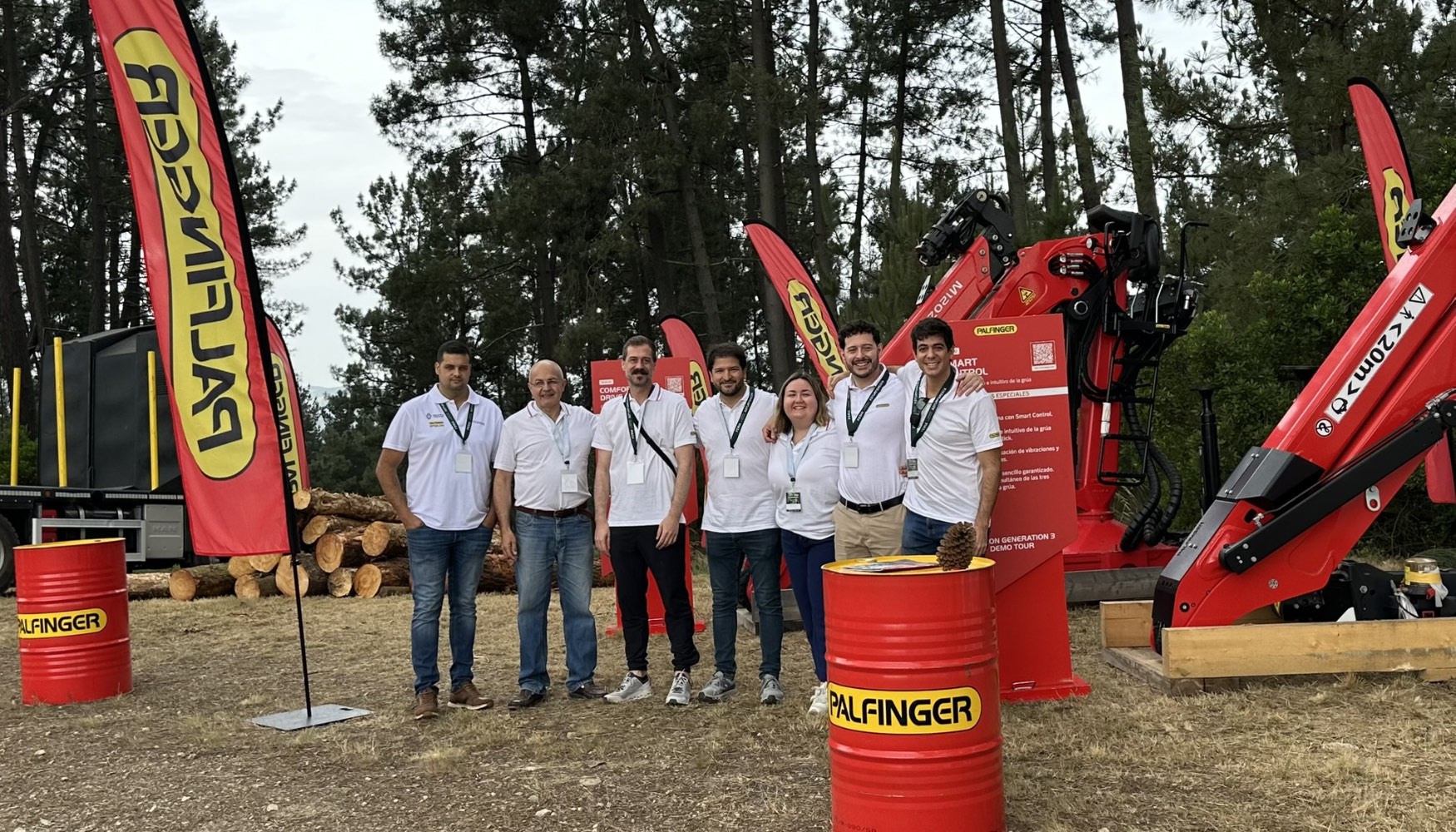 Equipo de Palfinger Ibrica en Asturforesta 2025
