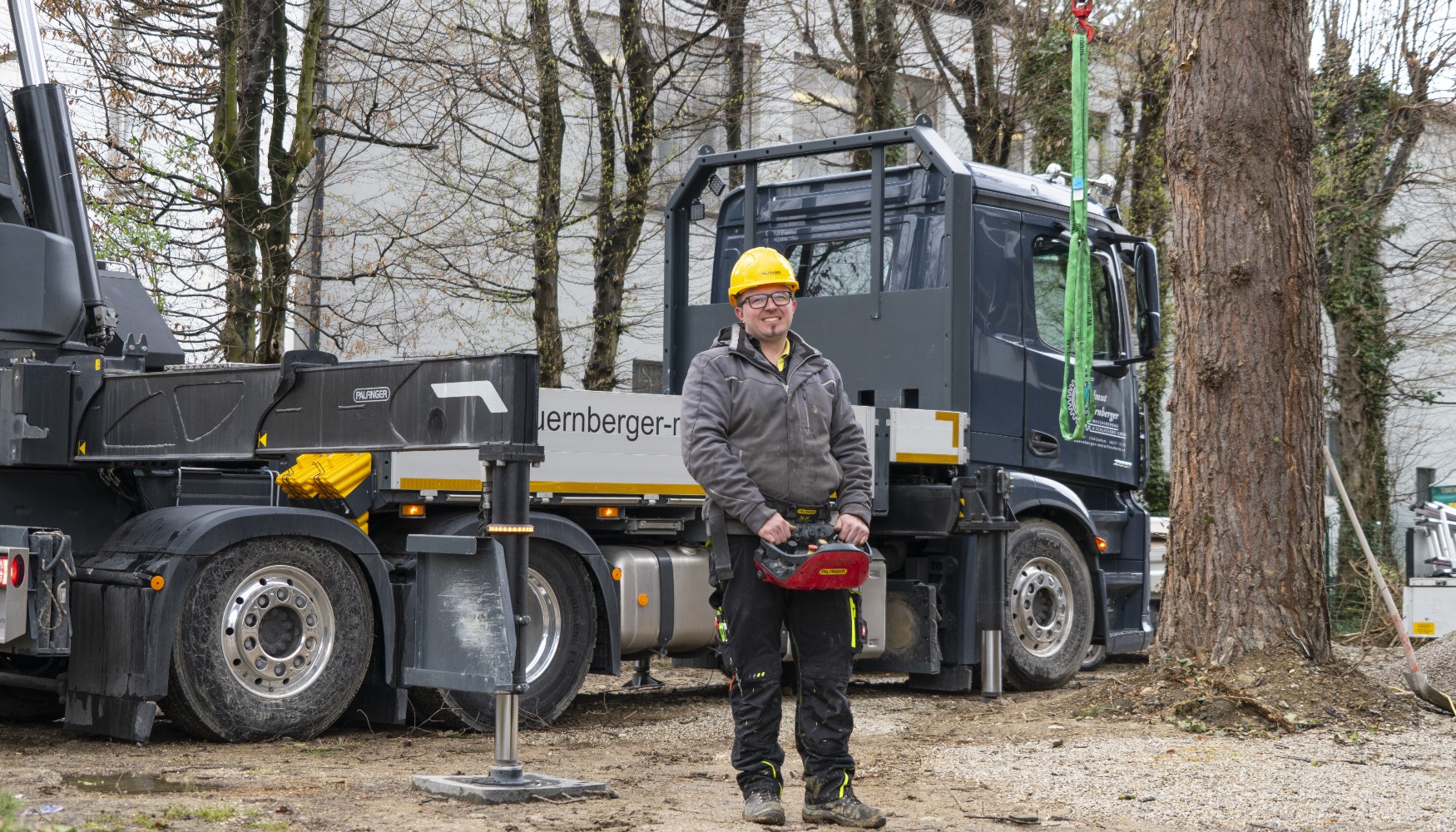 Robert Gruber, operario de la gra PK 580 TEC