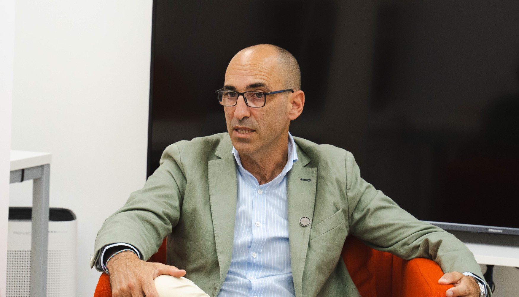 Durante la entrevista con Interempresas...