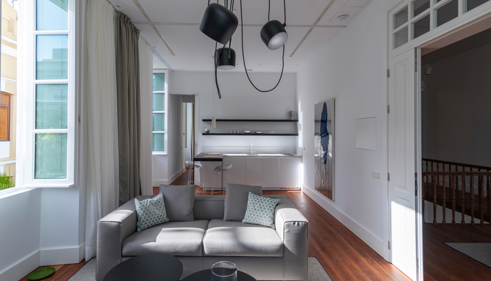 La combinaci�n de placa de yeso laminado Habito de Placo y la lana mineral arena APTA de Isover permite mantener el confort t�rmico y aislar...