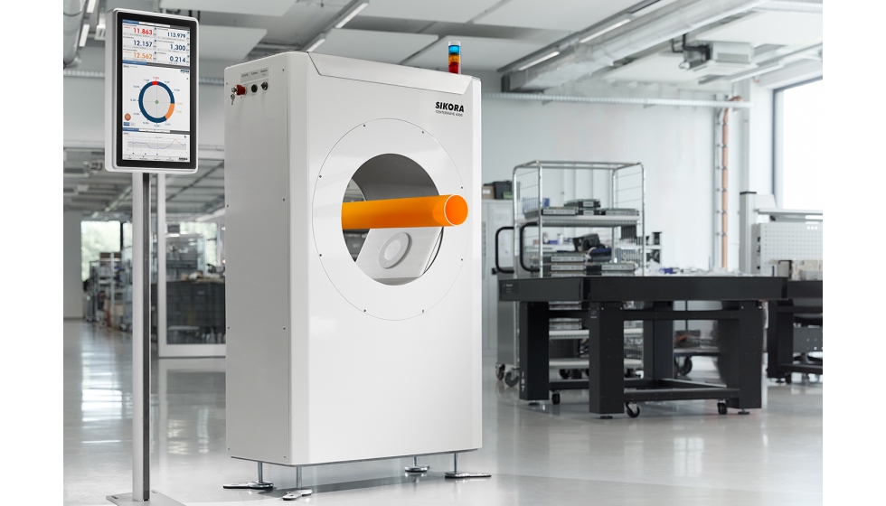 O modelo mais pequeno da famlia Centerwave para pequenos dimetros de produto de 32 a 250 mm