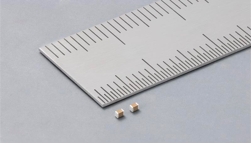 Condensadores cer�micos multicapa (MLCC) en tama�o 0402 pulgadas (1,0 � 0,5 mm)