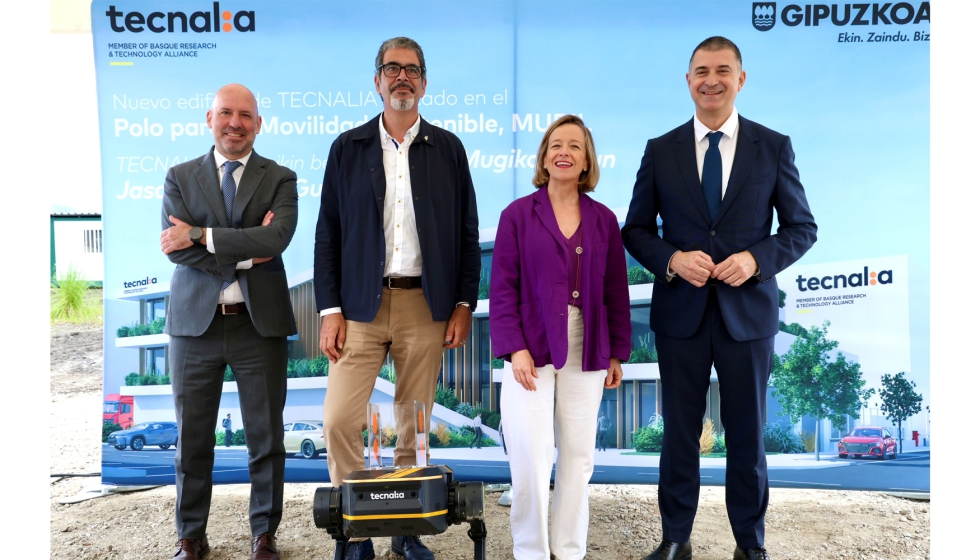 Colocacin de la primera piedra del nuevo edificio de Tecnalia