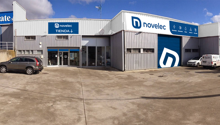 Sede de Novelec Rioja, S.L., en el Pol�gono industrial Cantabria II, calle Las Ca�as 18, 08130 Logro�o (La Rioja)