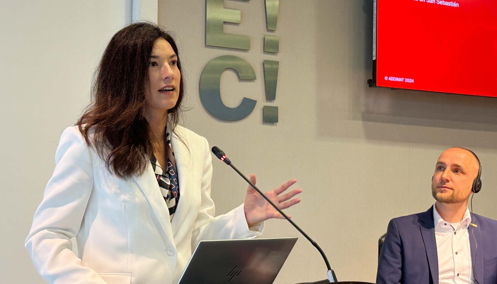 Zubizarreta explic la situacin actual y la evolucin del sector de la fabricacin aditiva en Espaa durante su intervencin en la presentacin de...