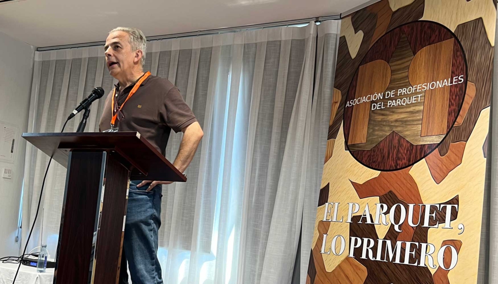 Un momento de la intervenci�n de Justino Sevillano