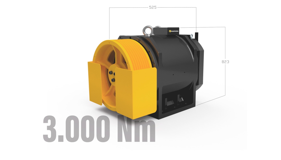 Permagsa presenta un nuevo motor gearless de 3.000 Nm de par, dise�ado para aplicaciones que requieren una alta capacidad de carga...