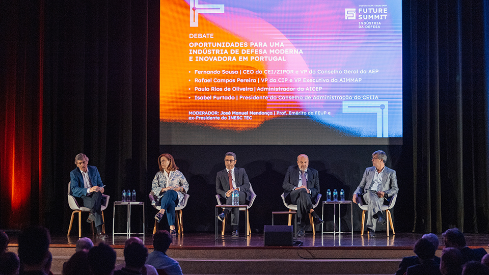 O painel Oportunidades para uma indstria de defesa moderna e inovadora em Portugal identificou a inovao e a tecnologia aplicada como...