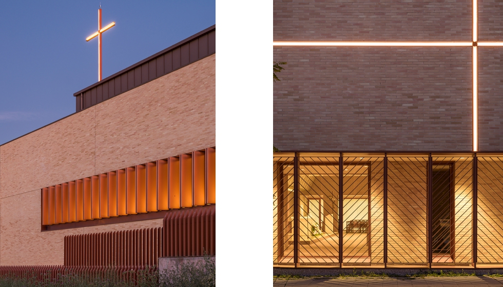 La iluminaci�n artificial se ha proyectado para acompa�ar la luz natural, adoptando un tono sacro en un ambiente de total acogimiento...