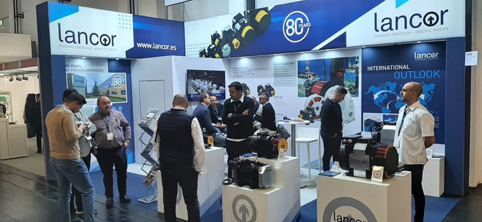 Stand de Lancor en la pasada edici�n de interlift 2023