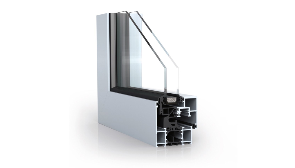 Sistema de lminas ocultas Wicline 65 evo, da Wicona