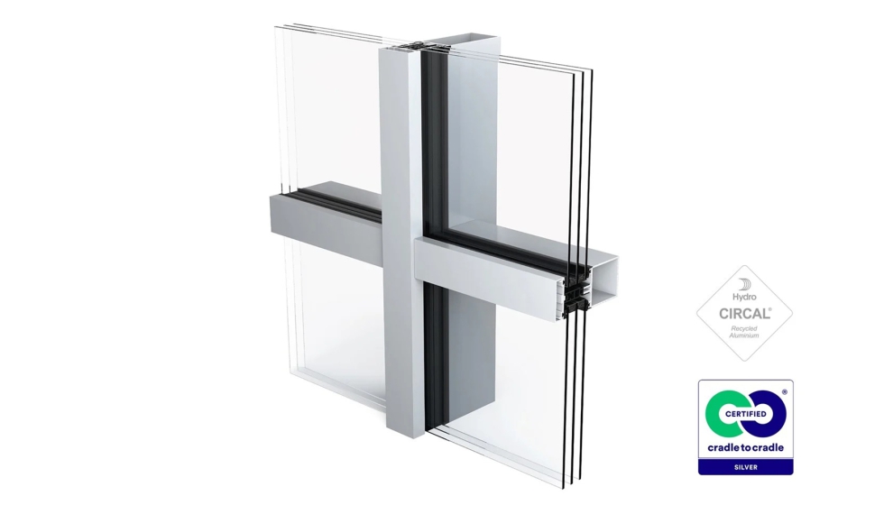Sistema Wictec 50 - Fachada stick, de Wicona