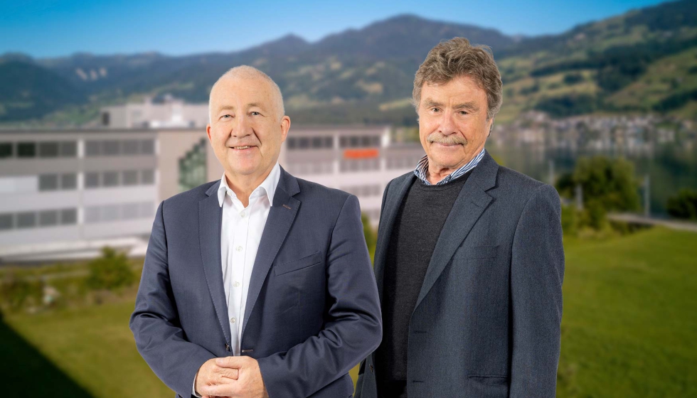 Eugen Elmiger (izquierda) y Karl-Walter Braun (derecha)