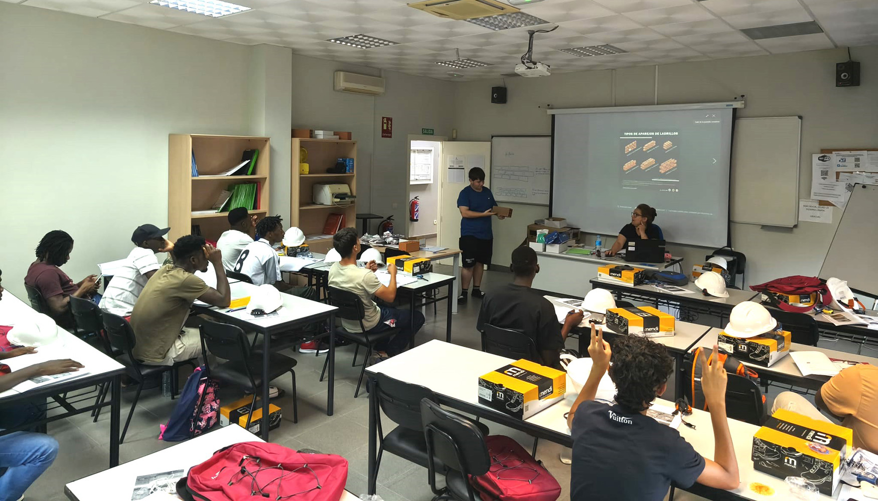 J�venes participan en el programa +Empleo Joven en la Fundaci�n Laboral de la Construcci�n de Castilla-La Mancha