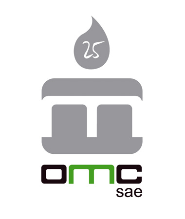 Logotipo elaborado por OMC por su 25 aniversario