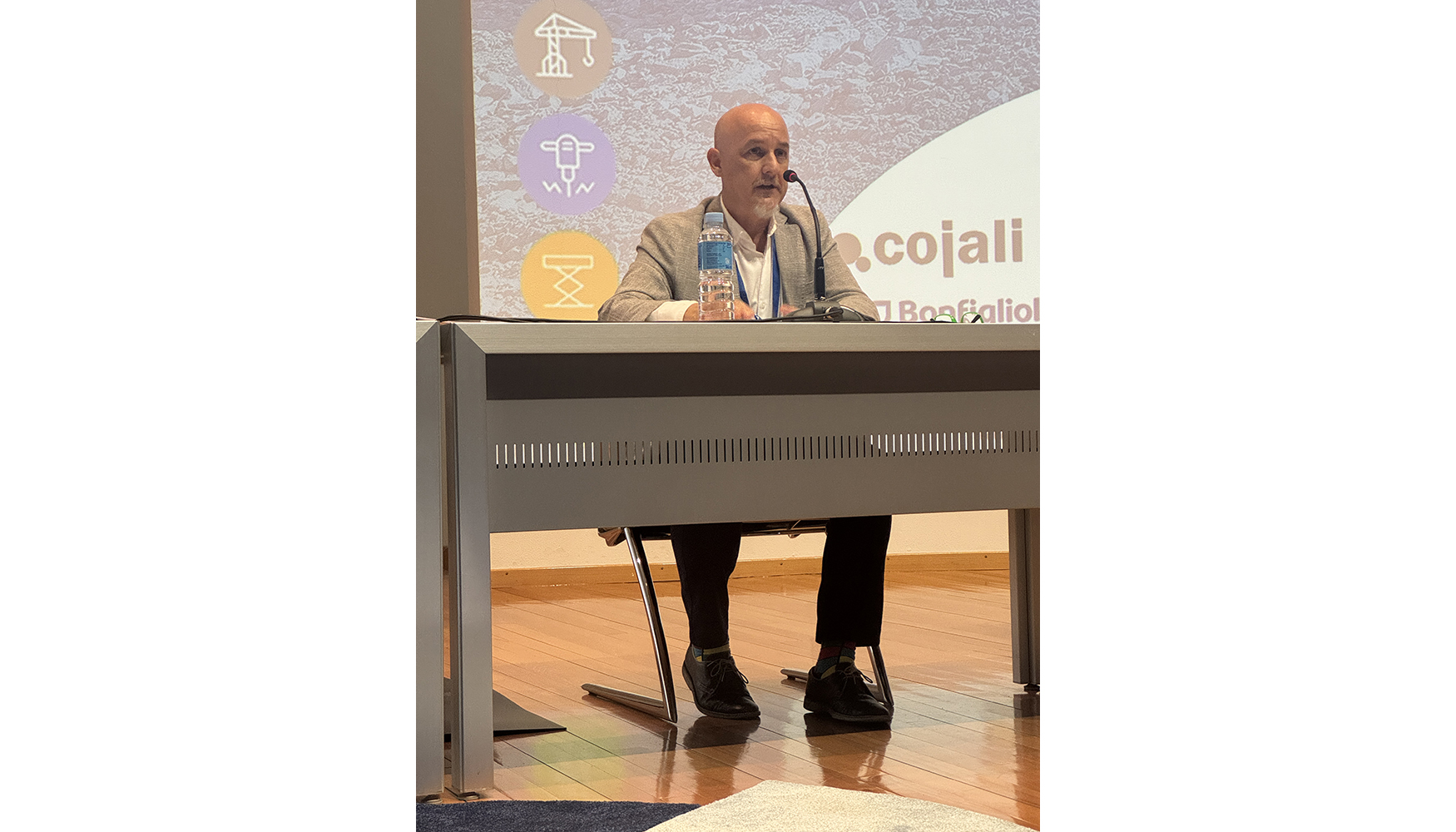 Rafael Simn, durante la pasada Asamblea General de Anmopyc, la primera que afrontaba como presidente de la Asociacin