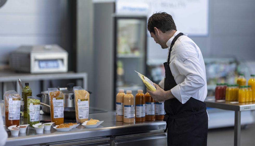 Salsas y zumos tratados por altas presiones, sin colorantes ni conservantes