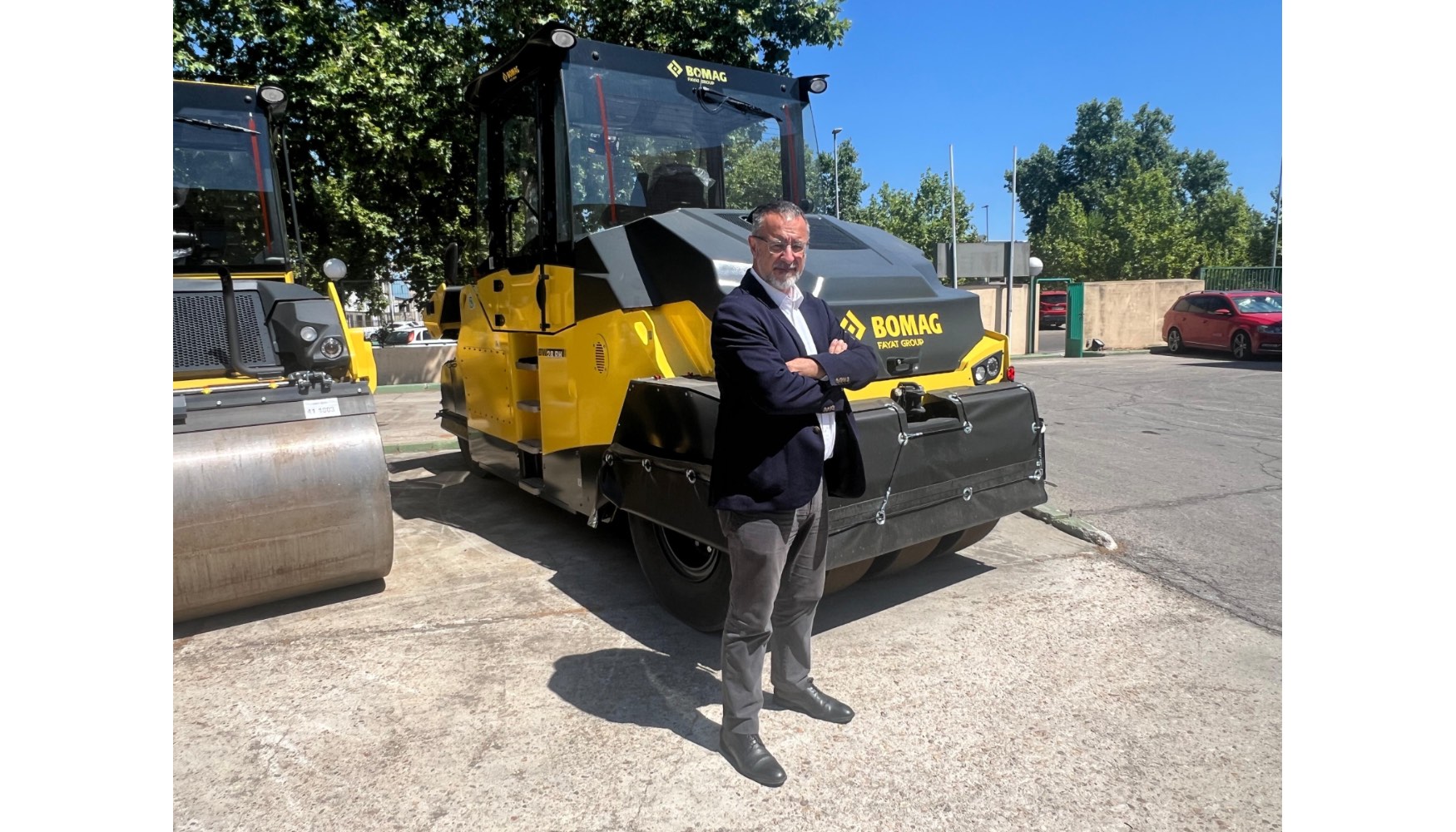 Como destaca en la entrevista Ignacio Sanz, Bomag Ibrica cuenta con un importante stock de equipos en venta y en alquiler...