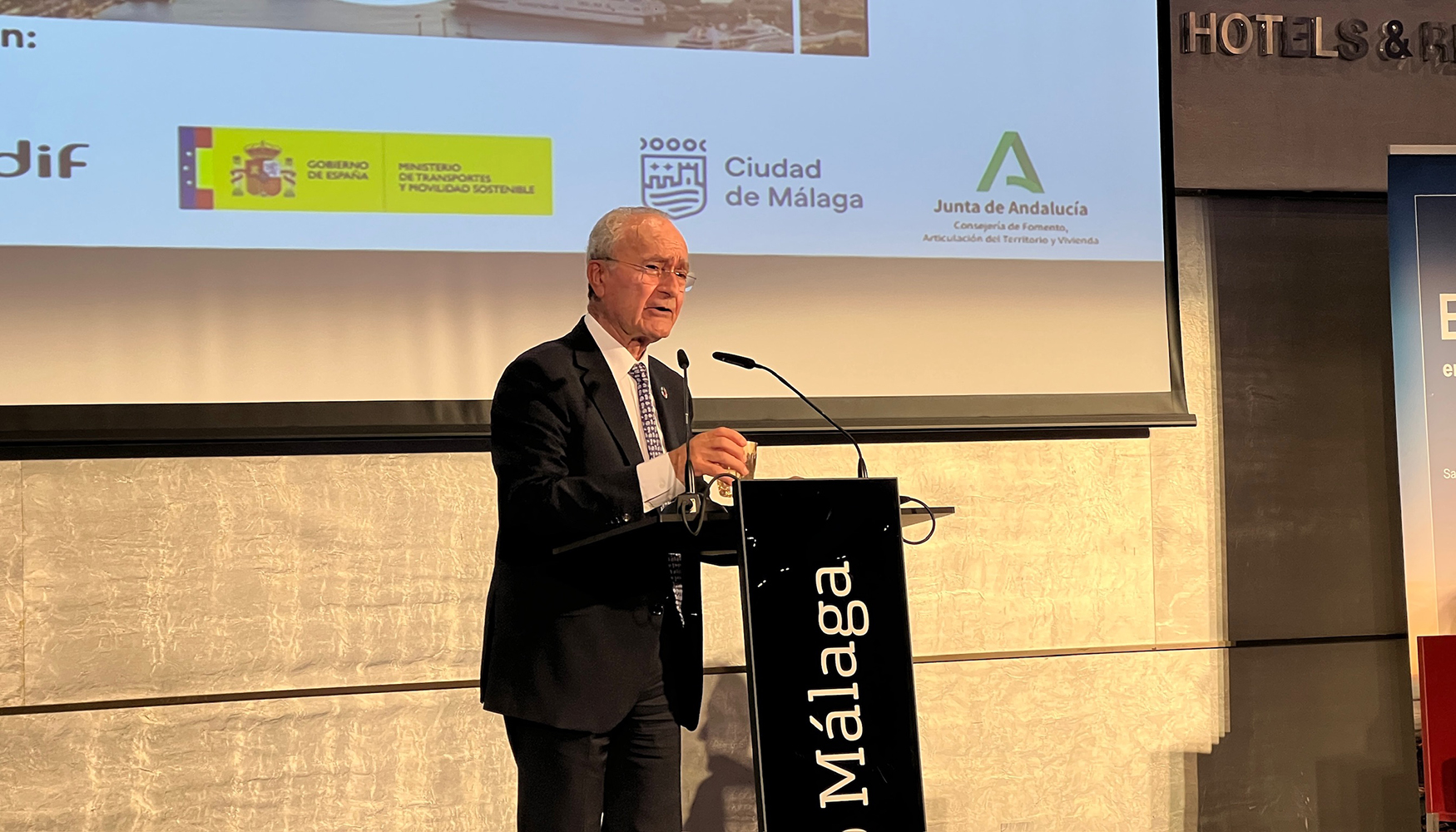 Intervenci�n de Francisco de la Torre, alcalde de M�laga