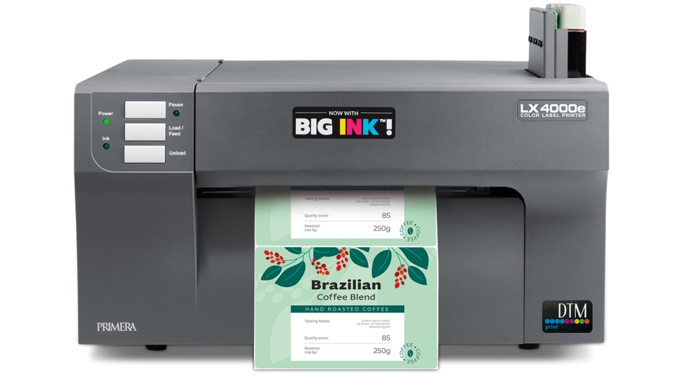 Impresora de etiquetas en color LX4000e