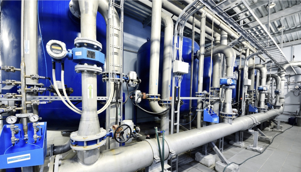 Entorno de trabajo de empresa del sector industrial