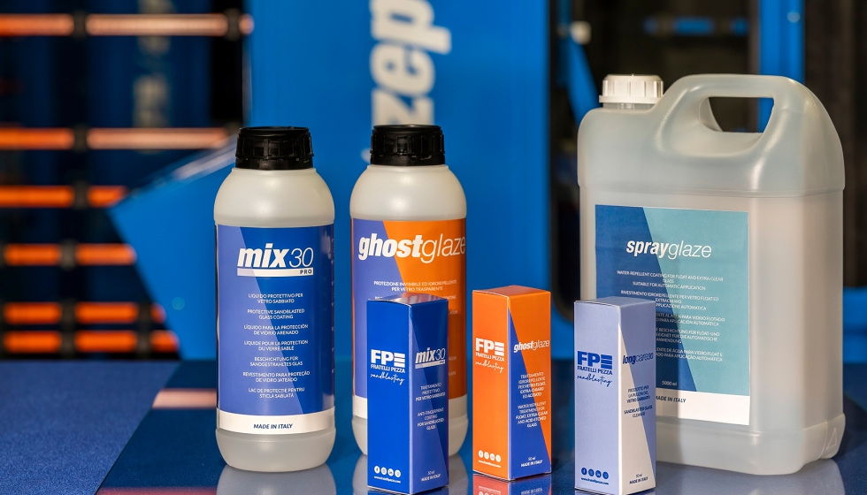 Productos de Fratellli Pezza para el tratamiento del vidrio