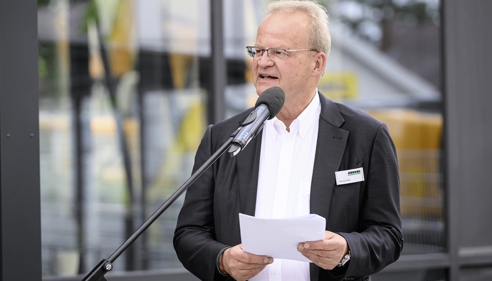 Michael Hehl, socio gerente de Arburg y portavoz del consejo de direcci�n...