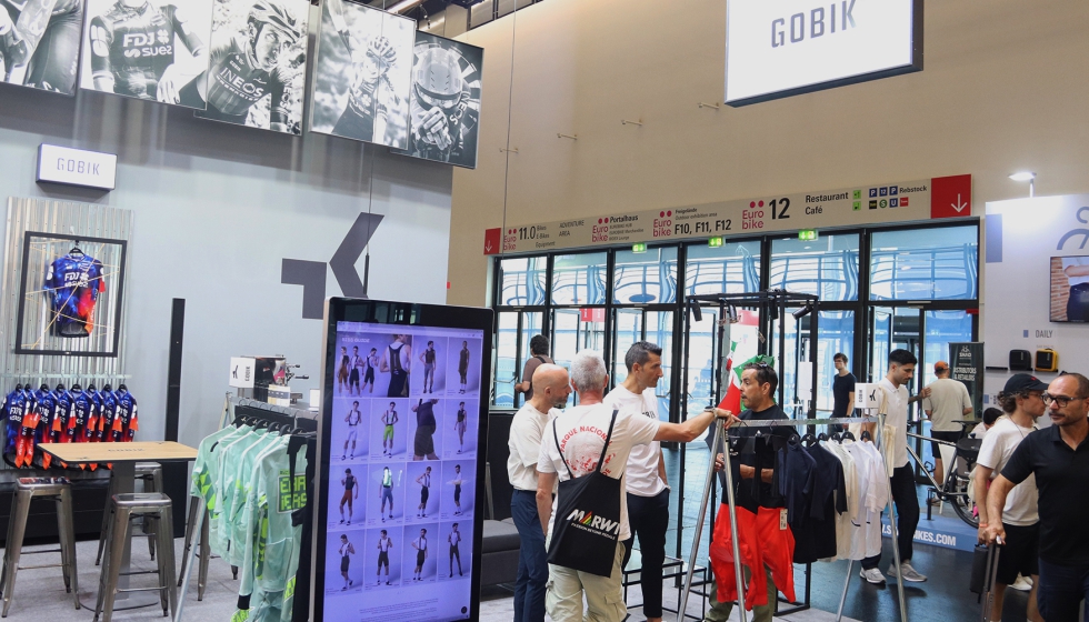 Gobik fue una de las pocas marcas especializadas en textil ciclista que estuvo en Eurobike, incluso a nivel internacional...