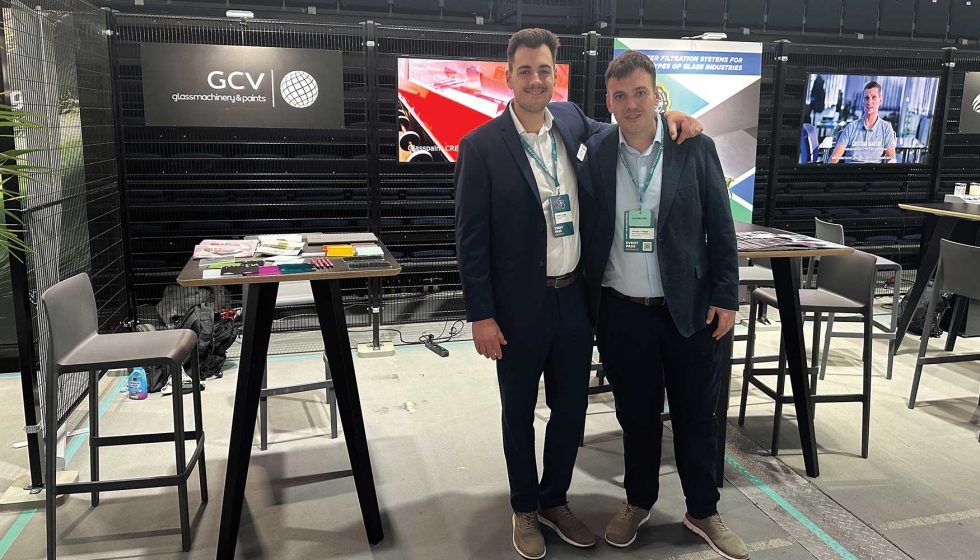 lvaro y Hctor Crespo, CEO y Sales Manager, respectivamente, de GCV. Foto: Vtrea / Interempresas Media