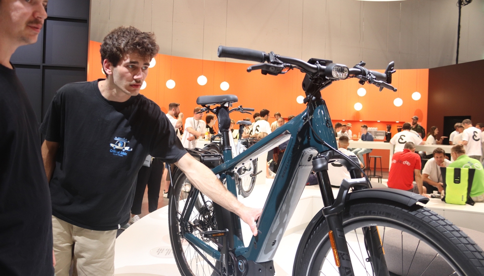 Las bicis de Riese & Mller se podan ver tanto en su stand interior de exposicin como probarlas en el del rea Test