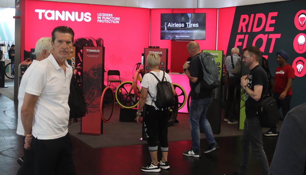 Los sistemas antipinchazos de Tannus, siempre presentes en la feria