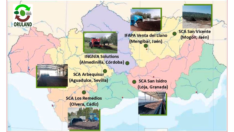 Mapa y logo del proyecto