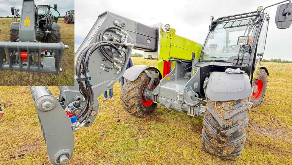 Os manipuladores telescpicos CLAAS so fabricados pela empresa austraca Liebherr