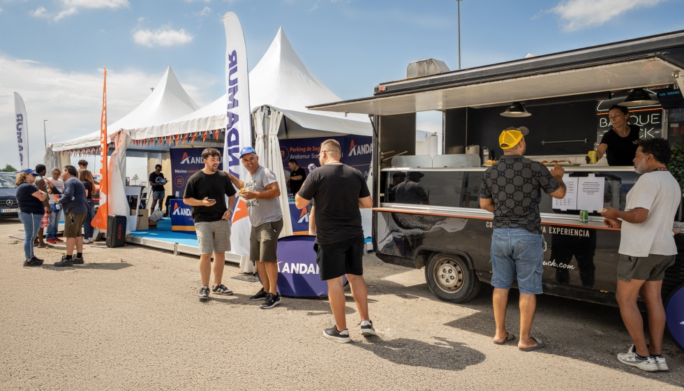 Acto de inauguraci�n del �rea de Servicio San Rom�n II de Andamur